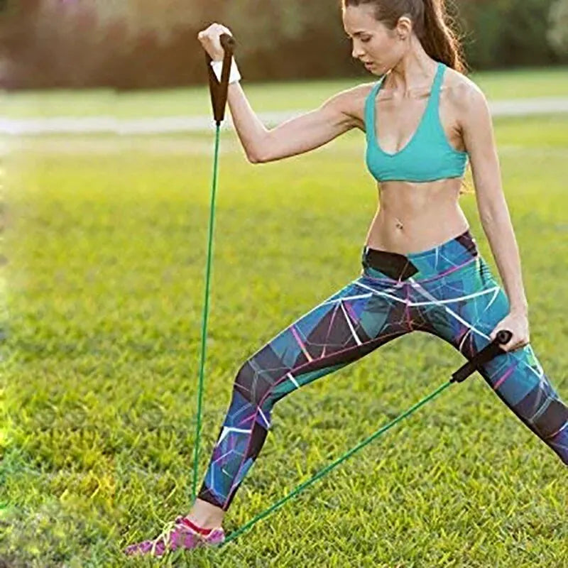 Resistance Bands With Handles, Exercise Bands, Workout Bands With Handles For Men Women, Strength Training Equipment At HomeJ