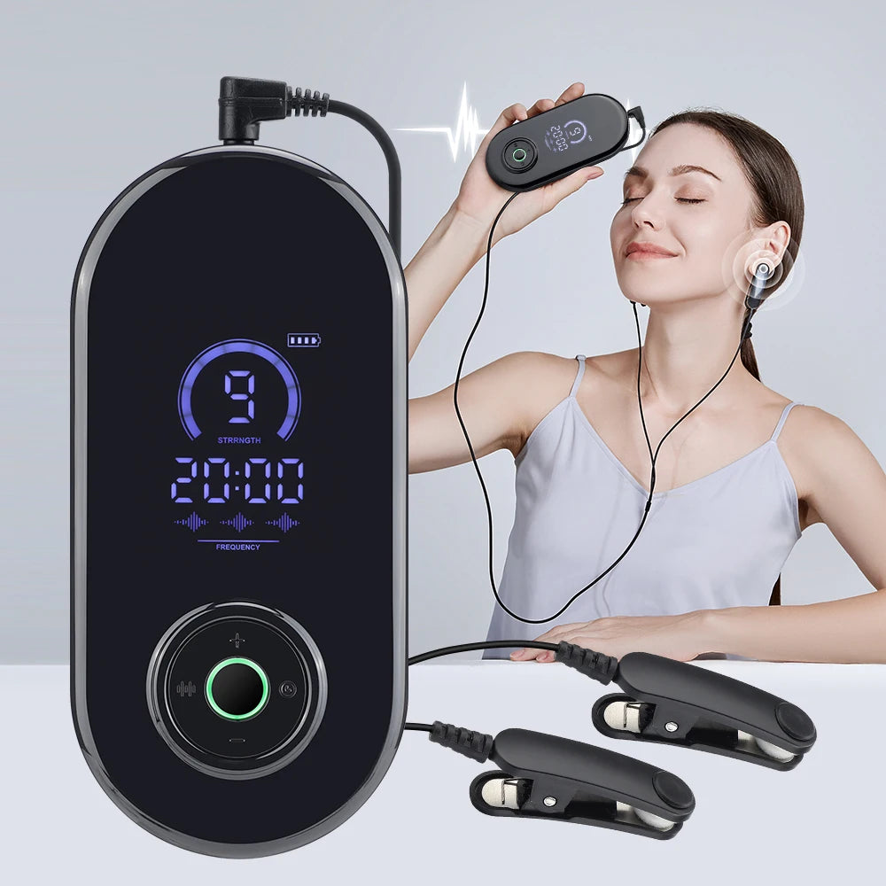 Microcurrent Stimulation CES Sleeping Aid Device for Insomnia Anxiety Depression Migraine