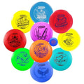 Set 10 Pack Disc Golf Starter Set for Beginners with Disc Golf Drivers Mid-Ranges Disc Golf Putters Disc Golf Starter Kit