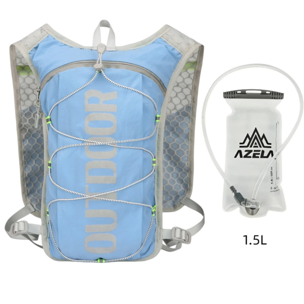 1PCS Running Hydration Vest Backpack,Lightweight Water Backpack,Hydration Backpack Running Vest for Hiking Biking for Women Men