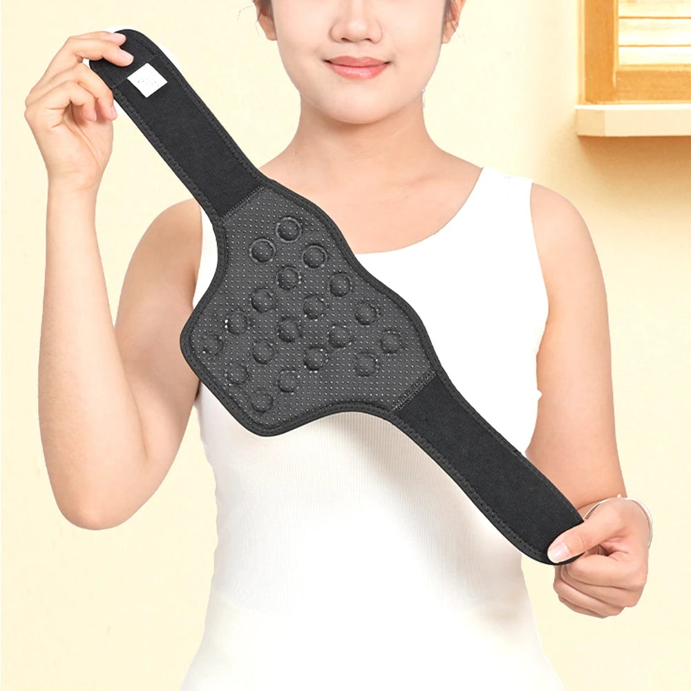 Magnetic Self Heating Pad Strap for Neck Pain and Migraine Headaches