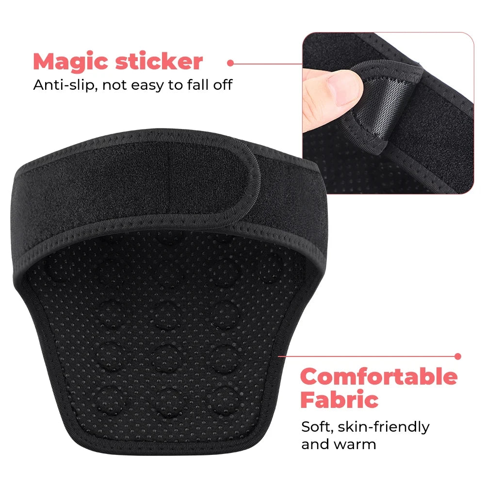 Magnetic Self Heating Pad Strap for Neck Pain and Migraine Headaches