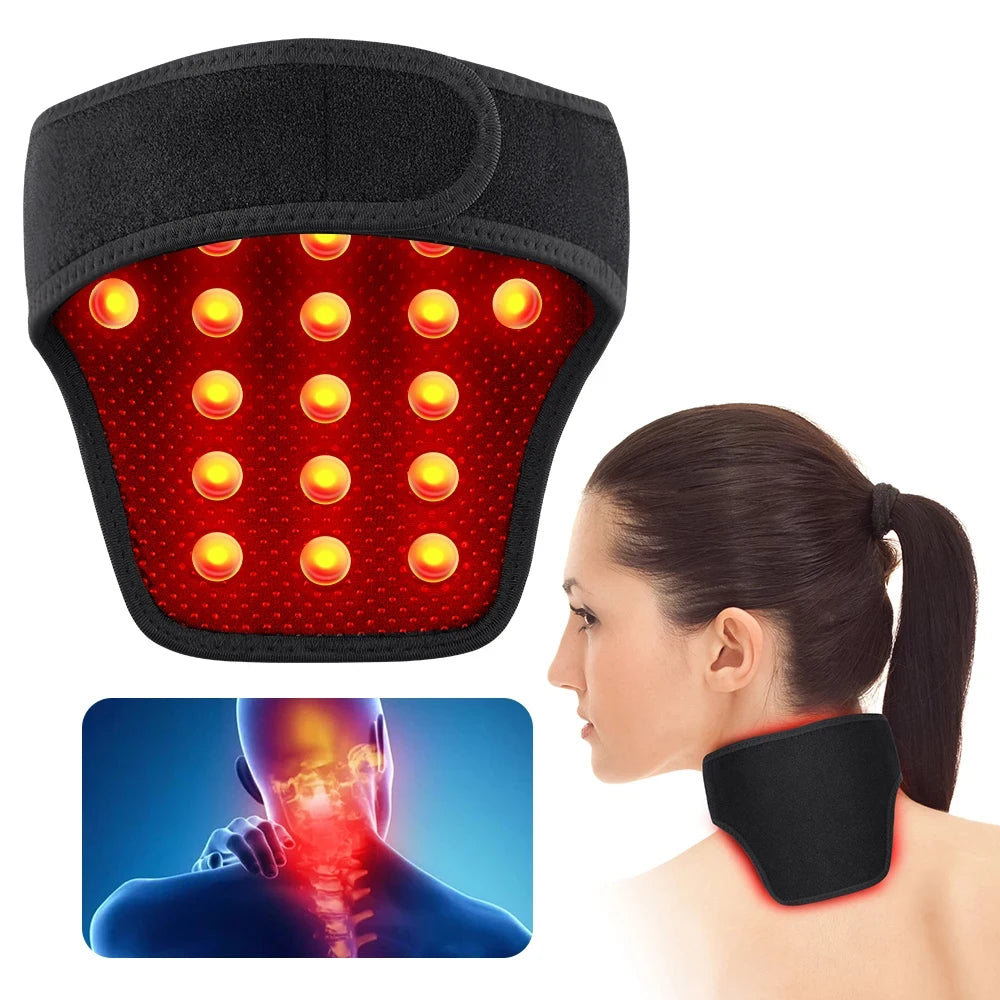 Magnetic Self Heating Pad Strap for Neck Pain and Migraine Headaches