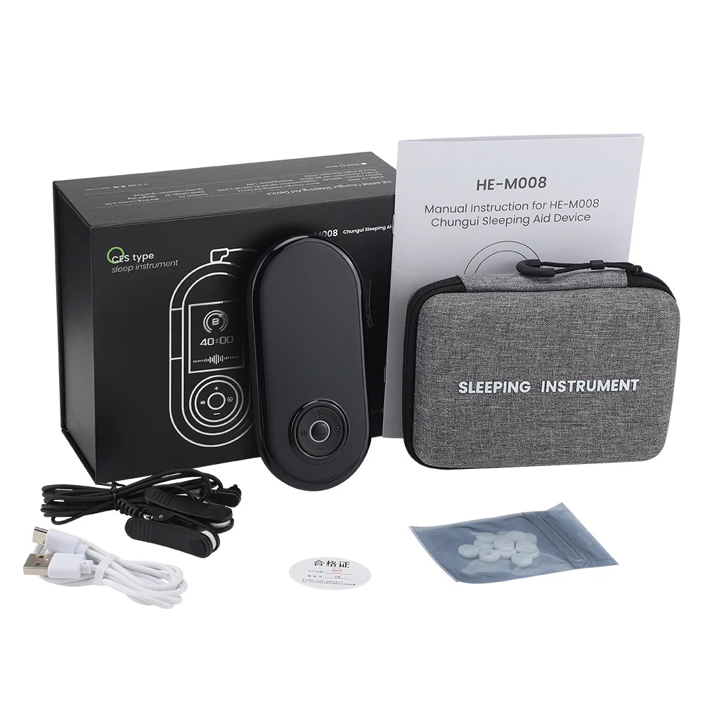 Microcurrent Stimulation CES Sleeping Aid Device for Insomnia Anxiety Depression Migraine