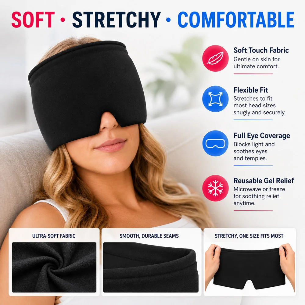 Hot Cold Therapy Gel Ice Cap Migraine Relie