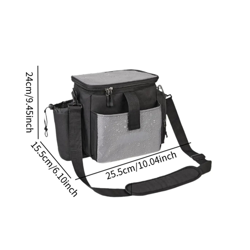 Disc Golf Beginner Bag, Starter Set Satchel with Shoulder Strap, Disc Carrier for Sports New Players