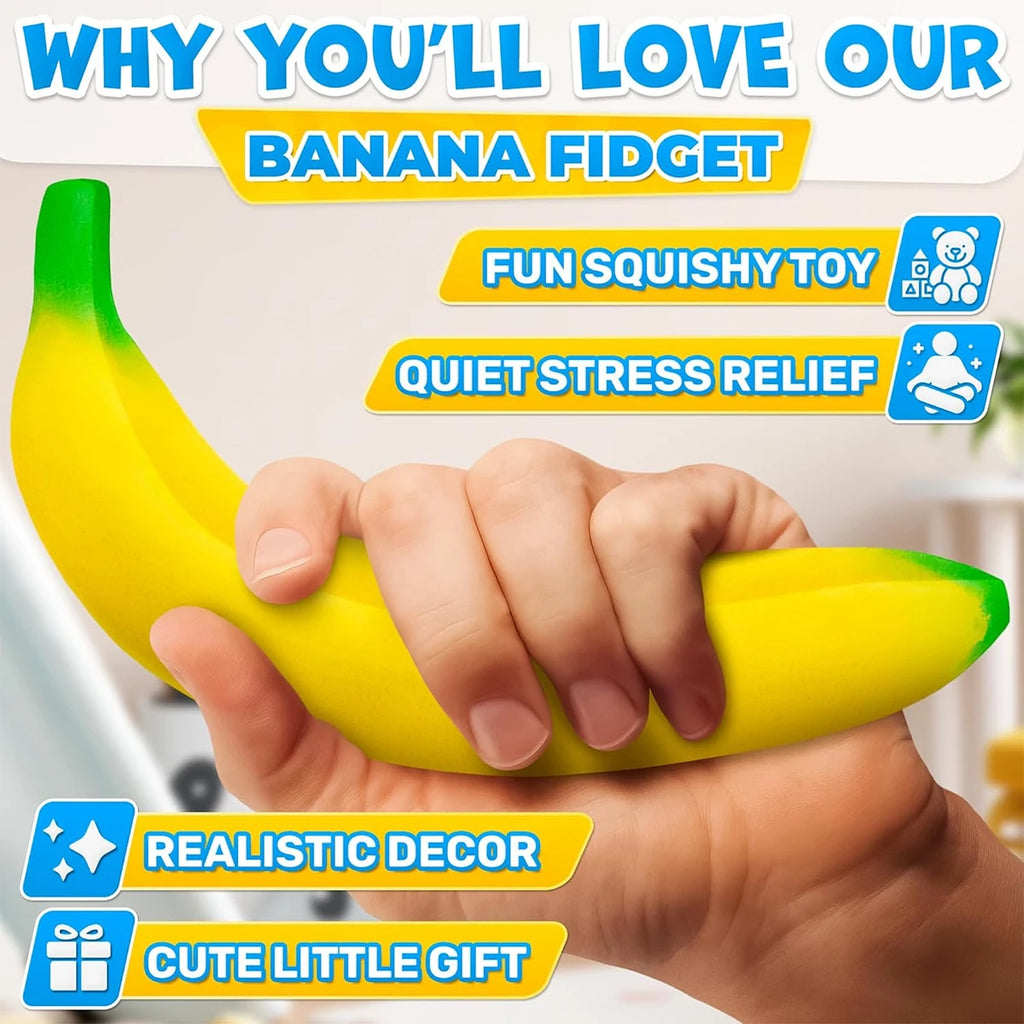 3 Pieces/2 Pieces/1 Piece Pack of Ultra-Soft Banana-Shaped
