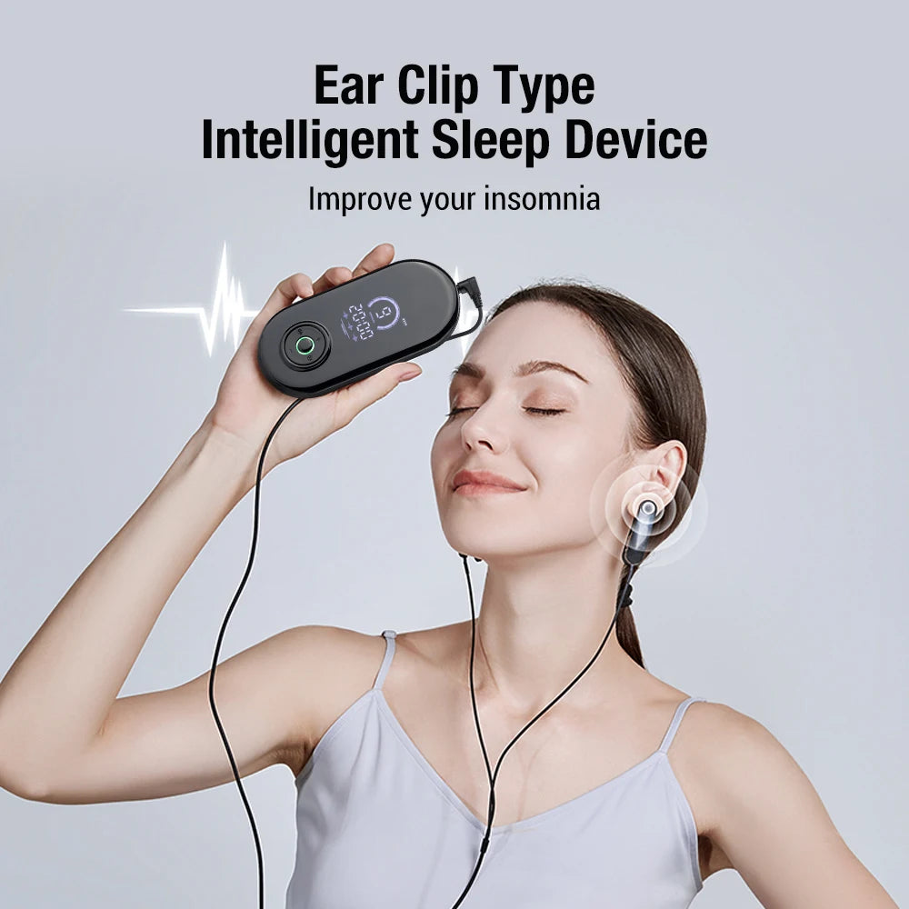 Microcurrent Stimulation CES Sleeping Aid Device for Insomnia Anxiety Depression Migraine