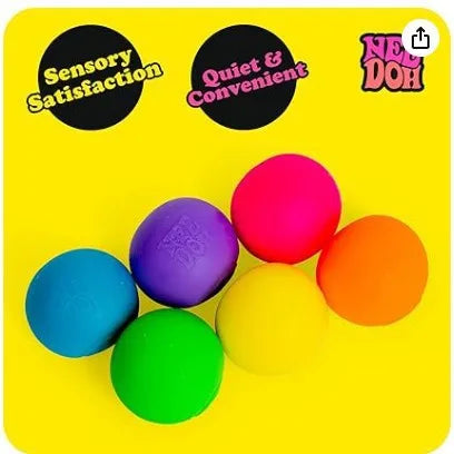 Needoh Rainbow Teenie Stress Ball Fidget Toys