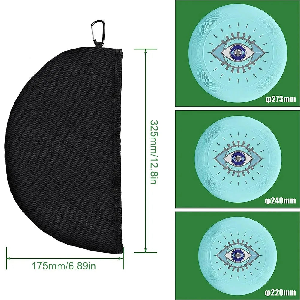 Flying Disc Cleaning Tool with Microfiber Cloth and Clip Flying Disc Golf Towel Accessories Golf Cleaning Bag for Drying Discs