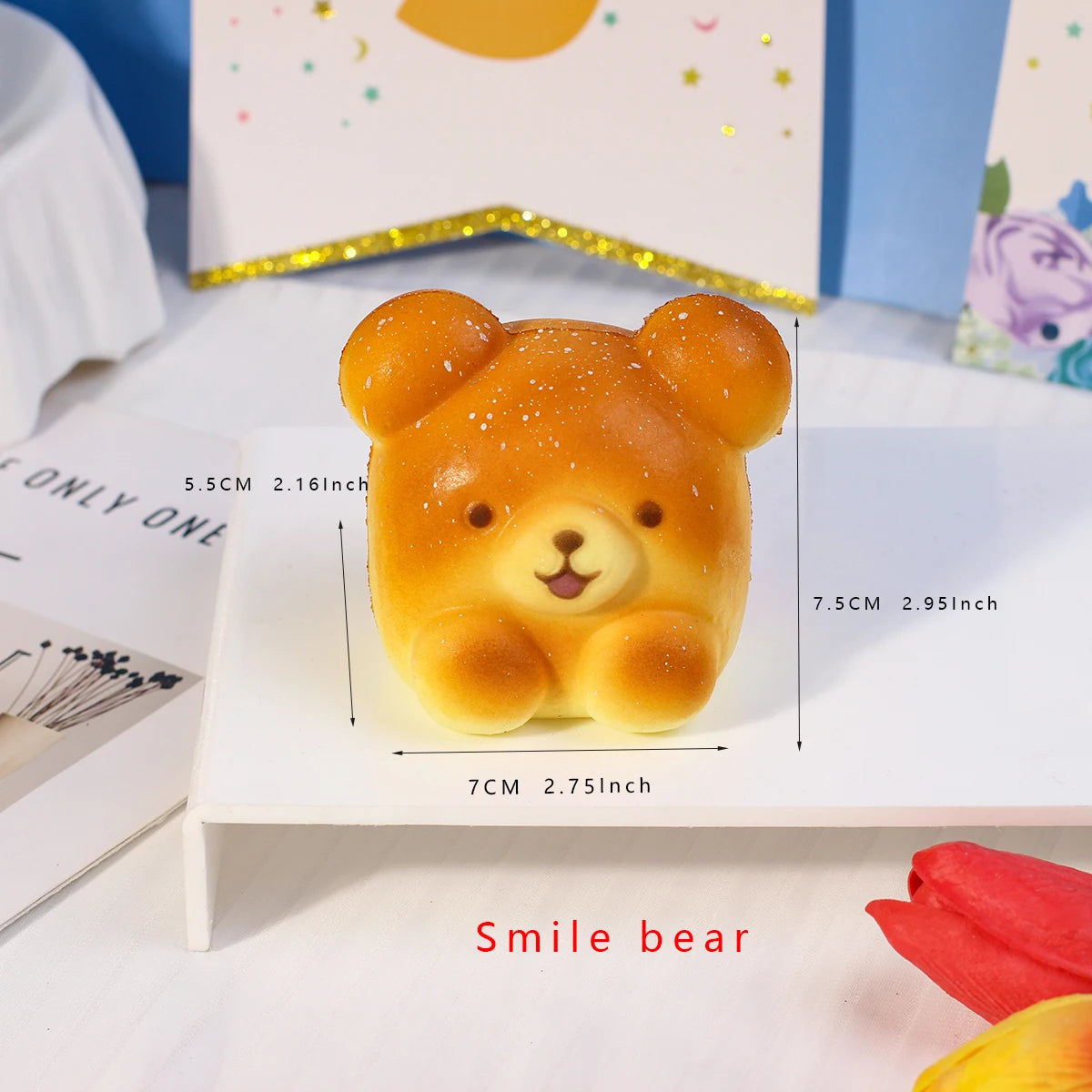 1PCS bear decompression pinch