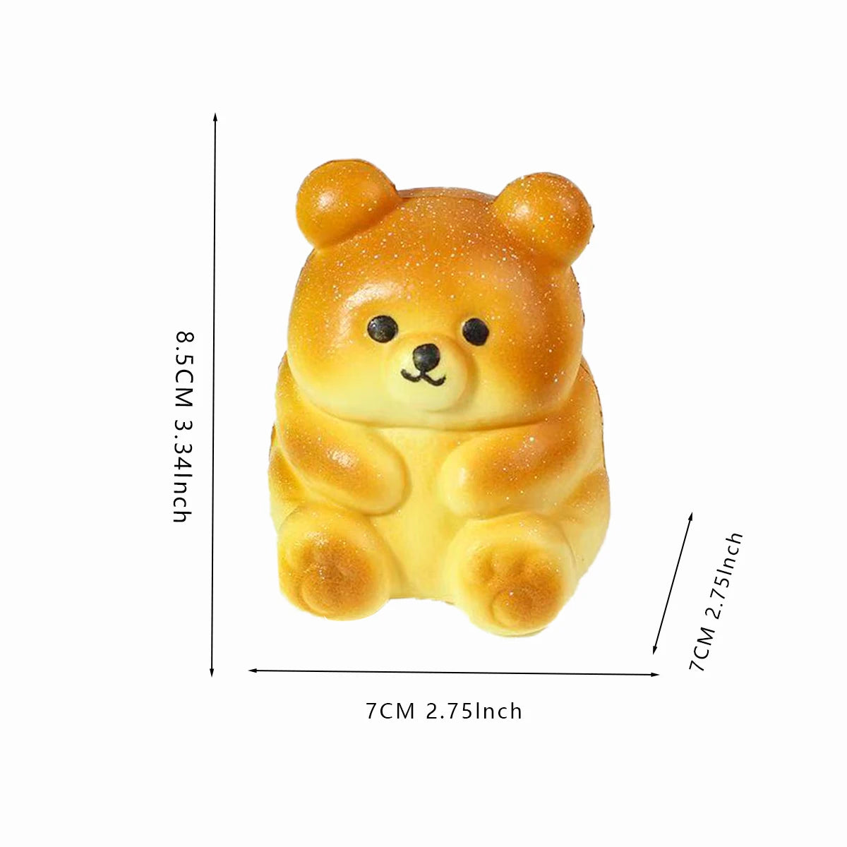 1PCS bear decompression pinch